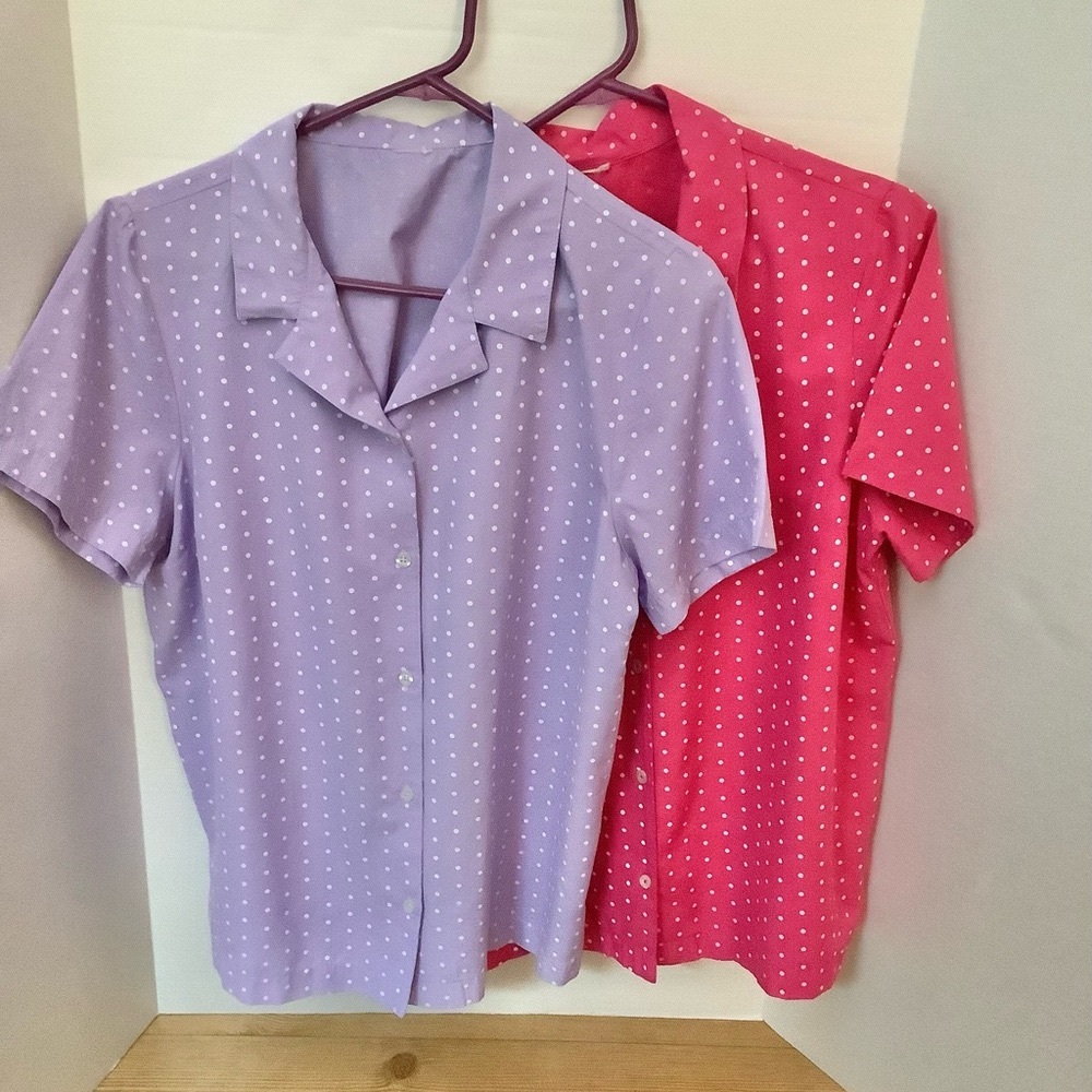 Draper’s & Damon’s.  2pk Shirts.   Size XL